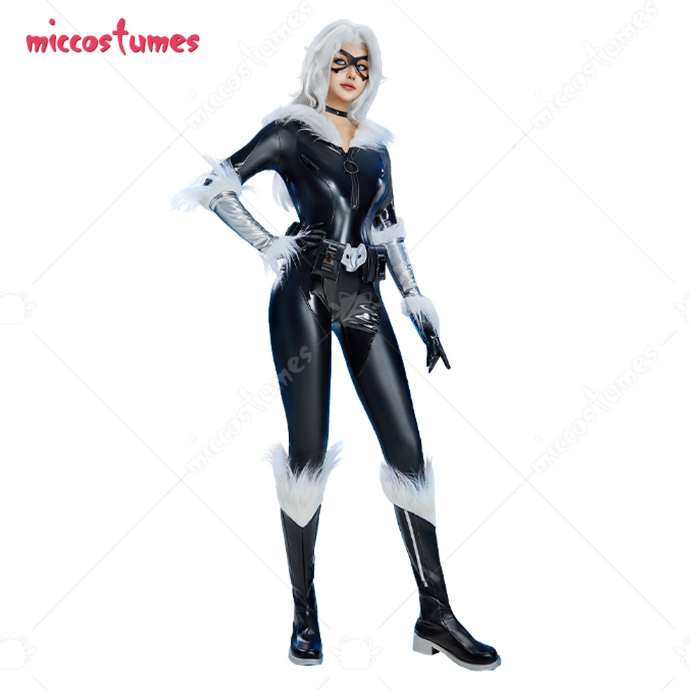 Black Face Mask Pack - Fantasia de Cosplay de Gato Preto