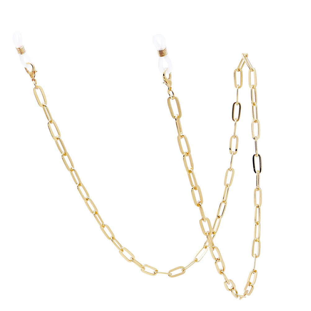Corrente de Metal Dourada com  - Mask Chain Holder avaliação e preço